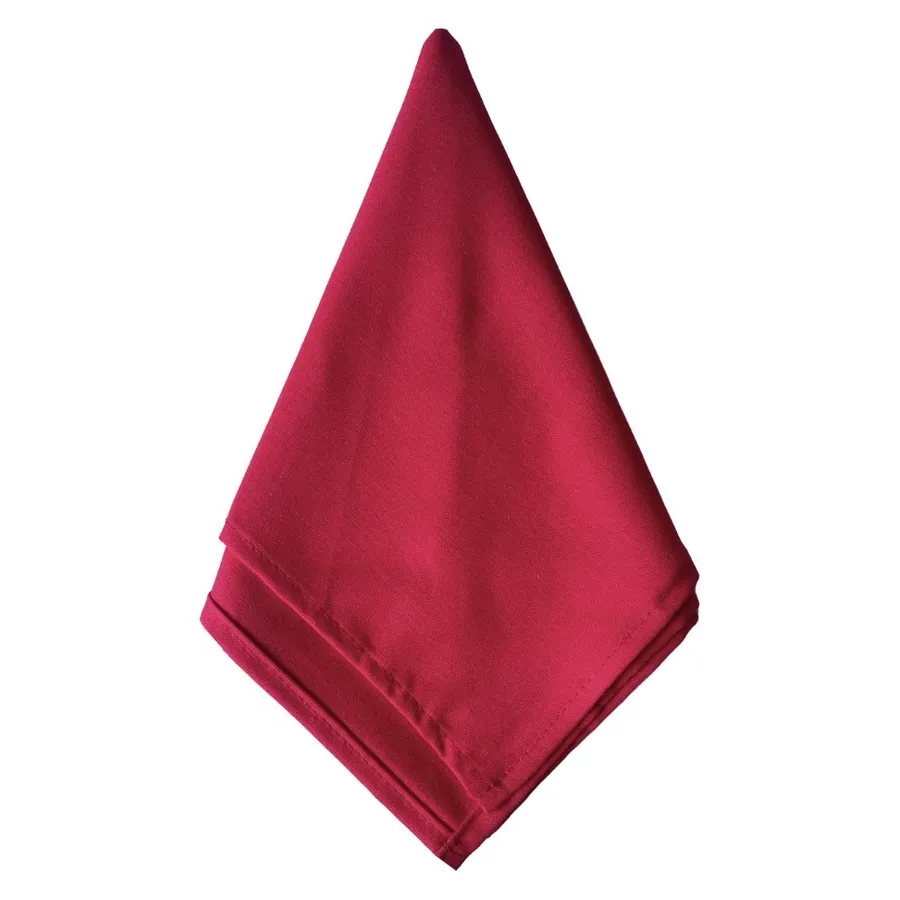 Салфетка из смесового льна, Плюмерия красный турмалин - Фото миниатюра 1