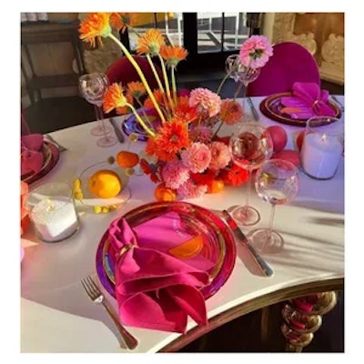 Бокал Сирен Л пудрово-розовый с золотой каймой - изображение 3