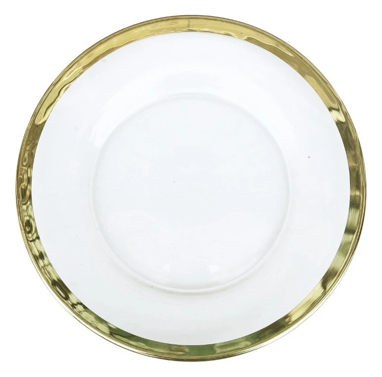 Порционная тарелка Париж Золото М