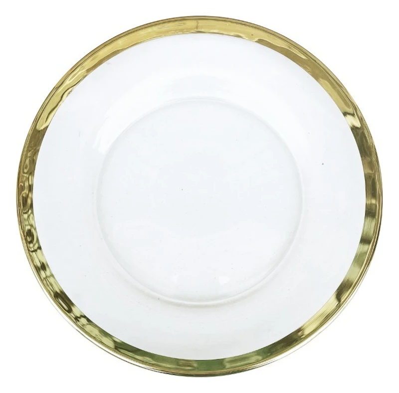 Порционная тарелка Париж Золото М