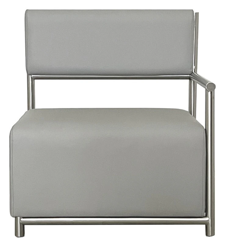 Диван Каркас дивана Кручу-верчу Квадрат (Правый модуль) База (серый)