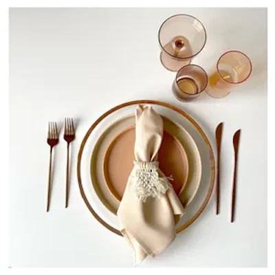 Сервировочная тарелка Париж Медь - изображение 3