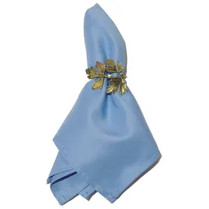 Салфетка голубая, полиэстер - Фото 2