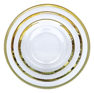 Сет порционных тарелок Лоллипоп Битый Лед Париж