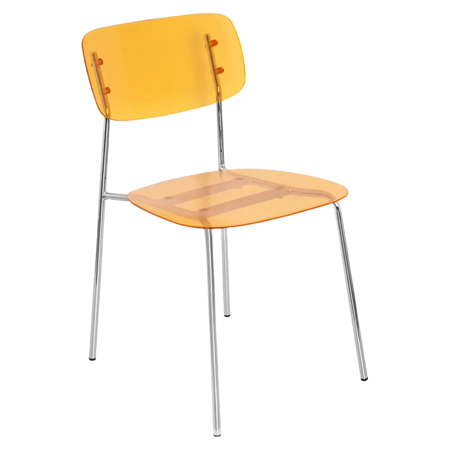 Стул Призм Серебро, Заводной апельсин - Фото миниатюра 1