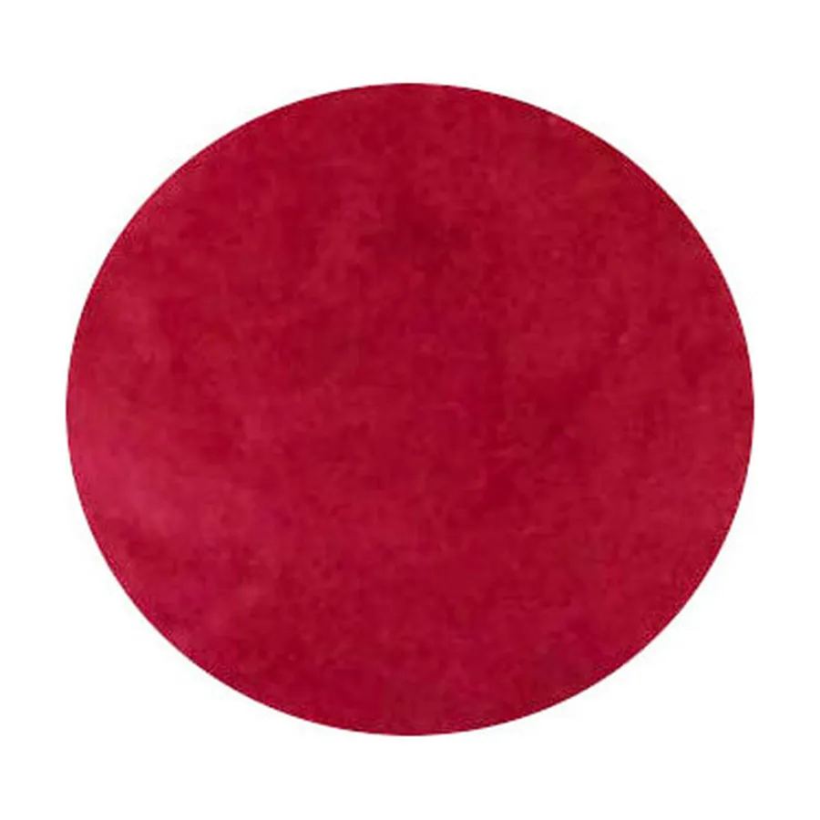 Чехол на круглый пуф, Малиново-красный - Фото миниатюра 1