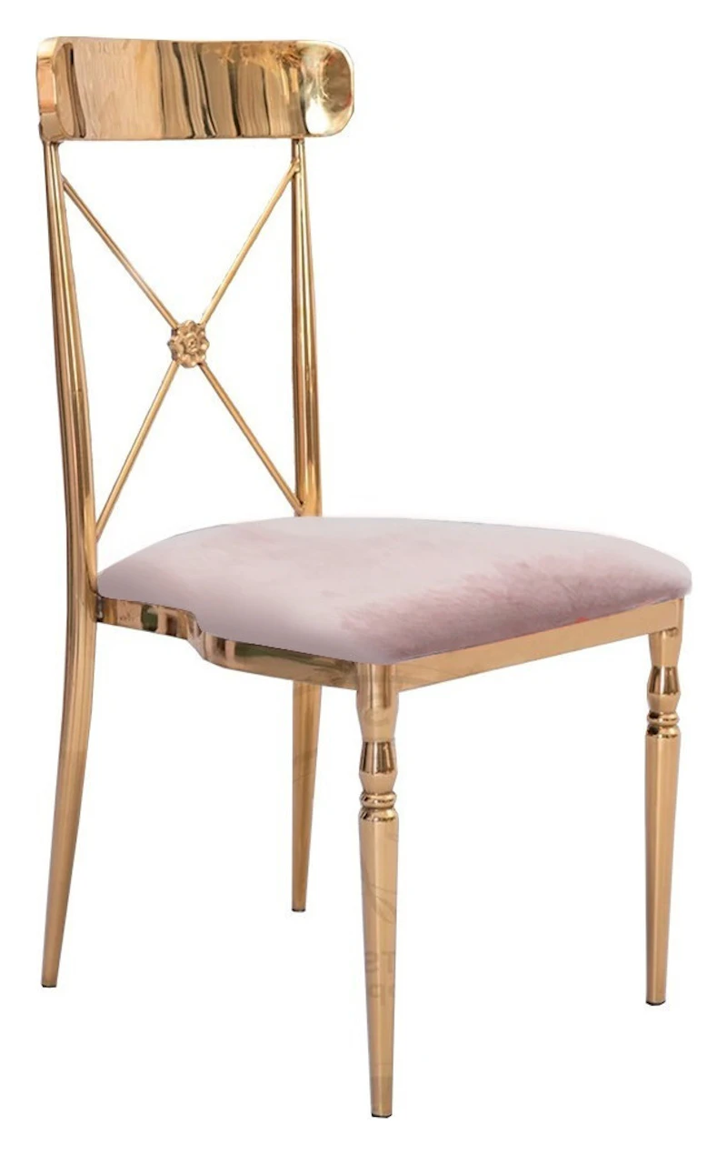 Стул Адлер, велюр светло-розовый
