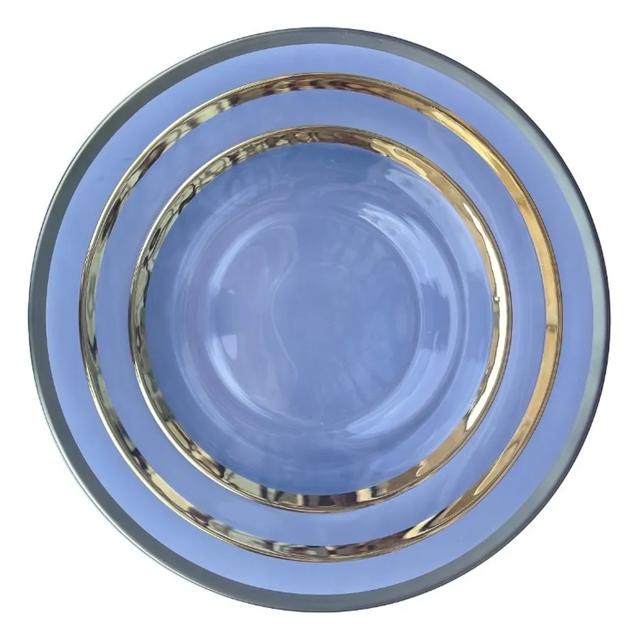 Сет порционных тарелок Лоллипоп Голубика Париж - Фото миниатюра 1