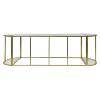 Стол-президиум Наутилус Ректангл + Хафмун с матовым стеклом - изображение 2