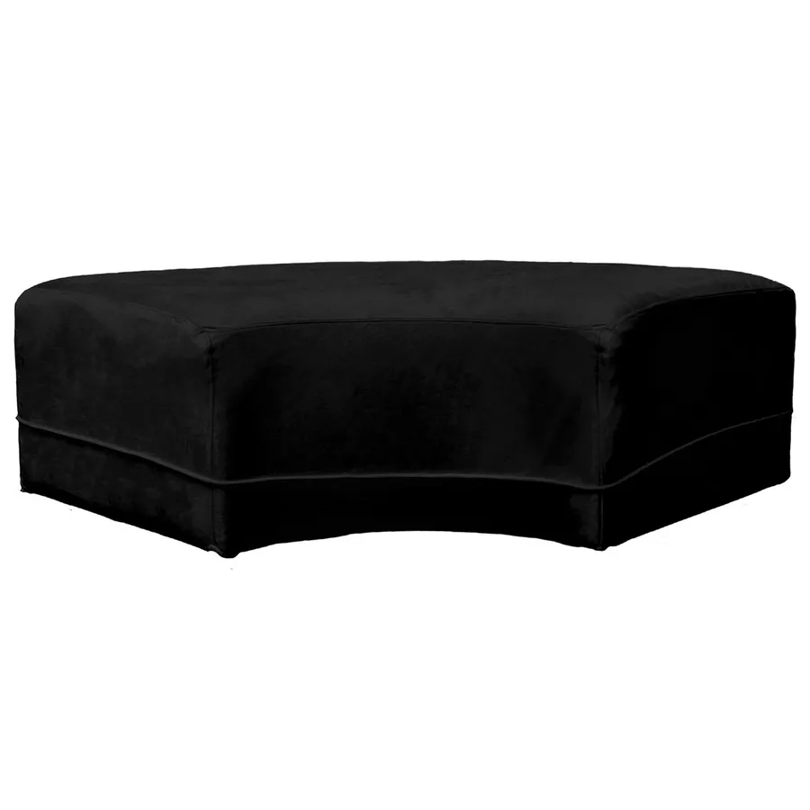 Пуф Кручу-верчу Змейка Вогнутый Черная ночь - Фото миниатюра 1