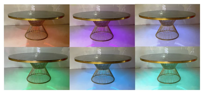 Стол Де Марко с зеркальной столешницей