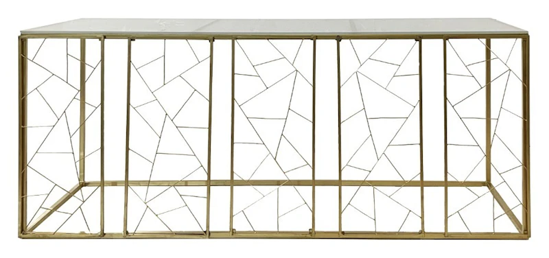 Стол-президиум Наутилус Ректангл с сетками для флористики с матовым стеклом