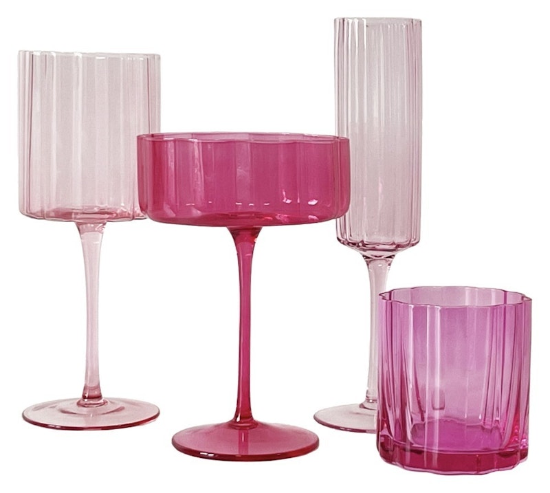 Сет бокалов Сквош Этюд в розовом