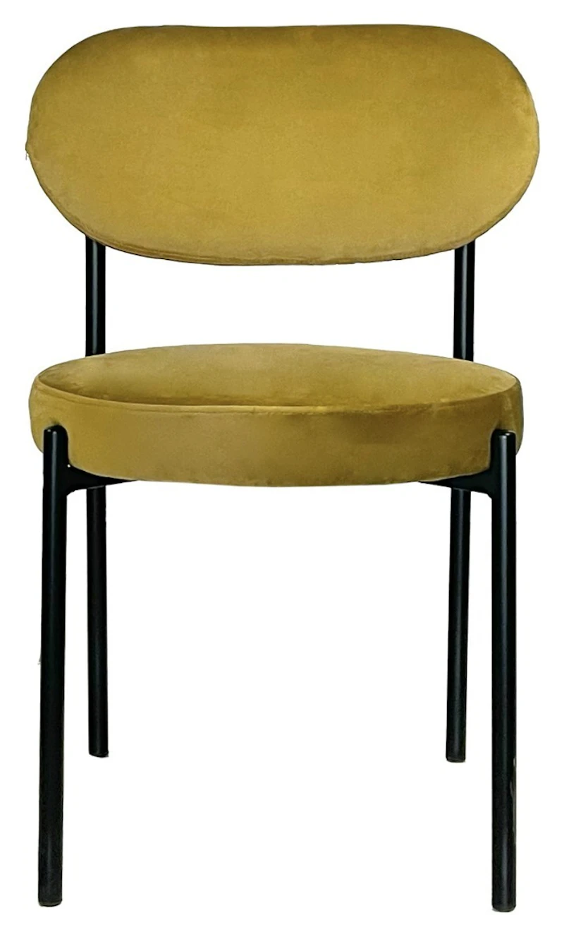Стул Модерн Черный, Золотая охра