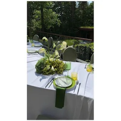 Бокал винный Сквош Мир зеленого цвета - изображение 5