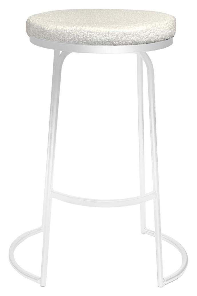 Стул барный Модерн Сэддл Тедди (любой оттенок каркаса)