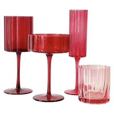 Сет бокалов Сквош Этюд в красном
