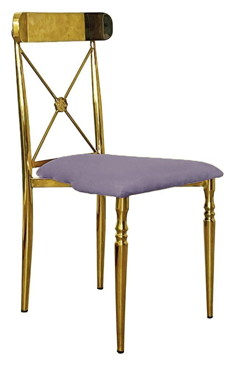 Стул Адлер, велюр, Нежная орхидея