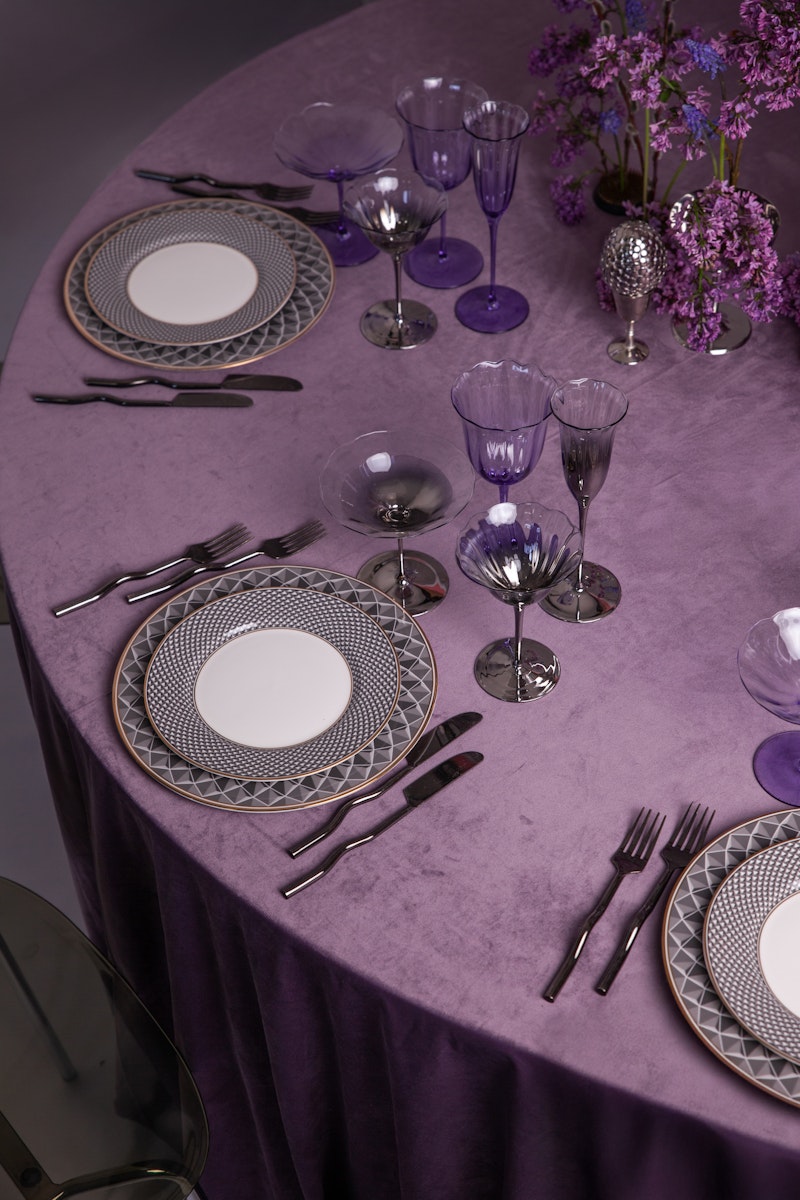 Бокал винный большой Блуми Мышиный Горошек