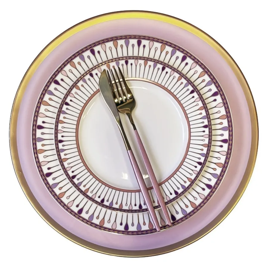 Сет тарелок Лоллипоп Паттерн - Фото миниатюра 1