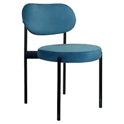 Стул Модерн Черный, Морская волна