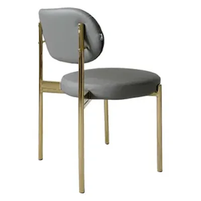 Стул Модерн Золото База, серый (ЭКО-КОЖА) - изображение 4