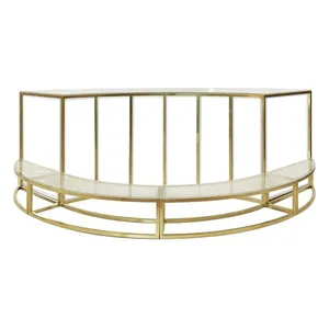 Стол-президиум Наутилус Серпент + Тай с матовым стеклом - Фото 1