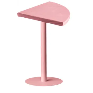 Стол коктейльный Твист Лепесток, Розовая помада + Куколка (телескопическая нога) - изображение 3