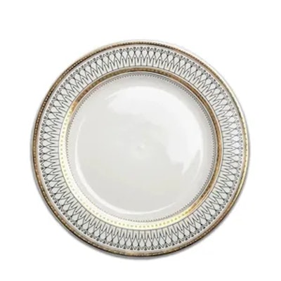 Тарелка Паттерн Черный С