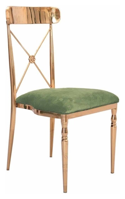 Стул Адлер, велюр, матча