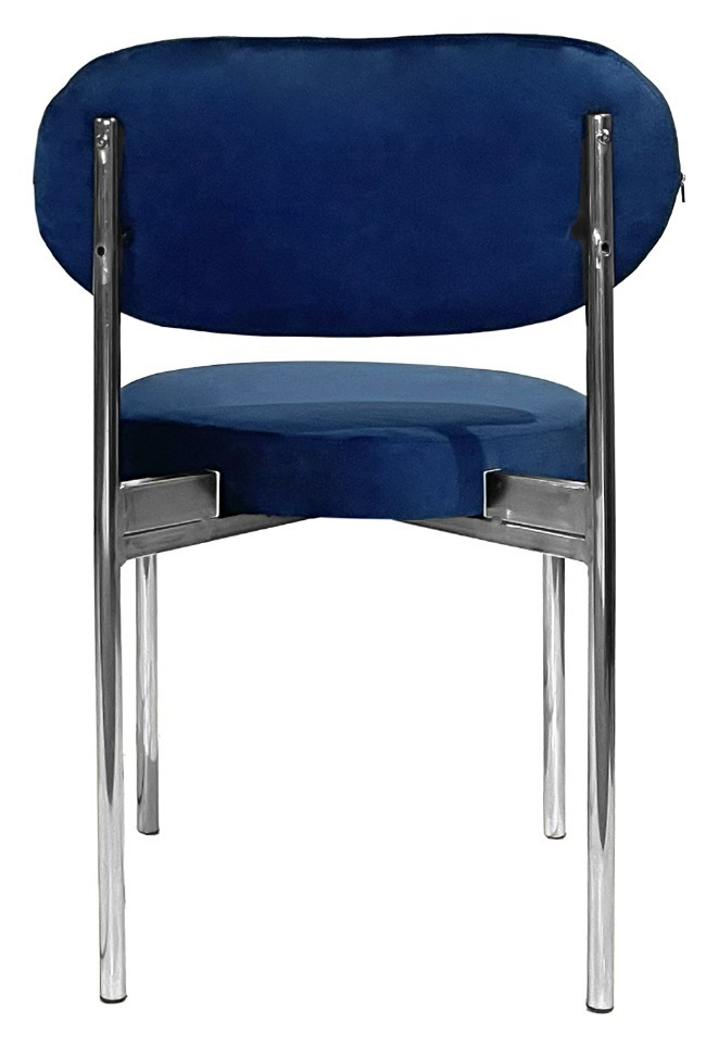 Стул Модерн Серебро, Глубокий синий