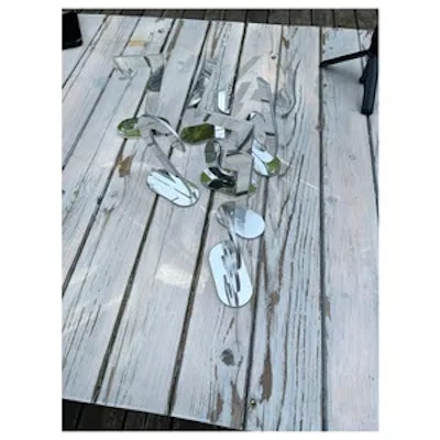 Номерок стола серебряный - изображение 4