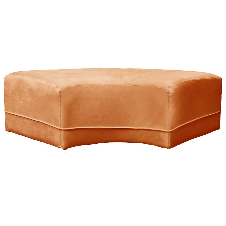 Пуф Кручу-верчу Змейка Вогнутый Игривый Персик - Фото миниатюра 1