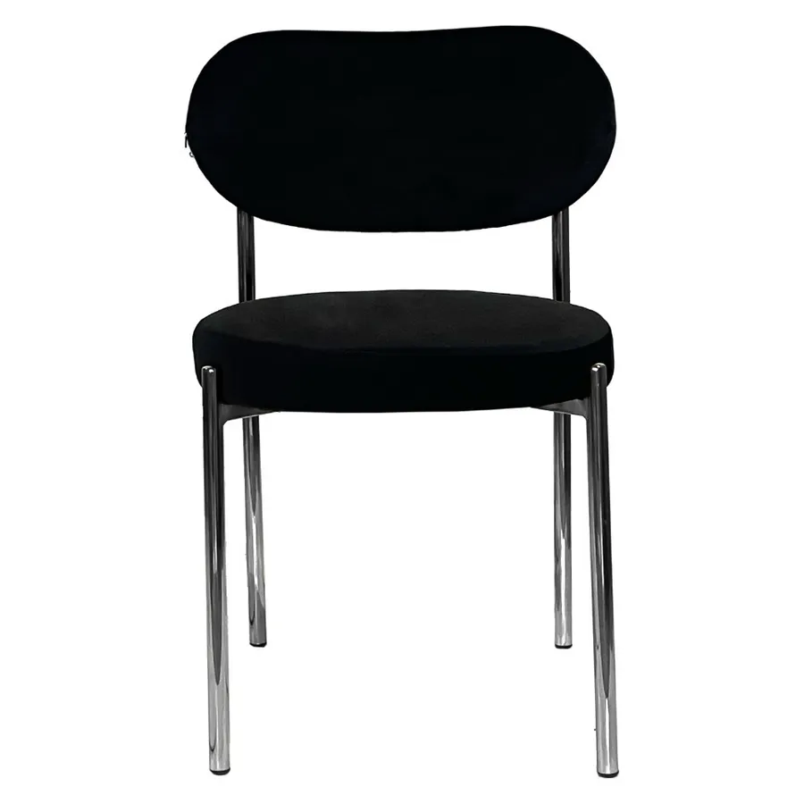 Стул Модерн Серебро, Черная ночь - Фото миниатюра 2