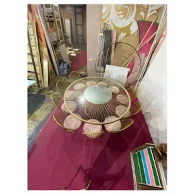 Стул Ле Солей, велюр, розовый - изображение 2