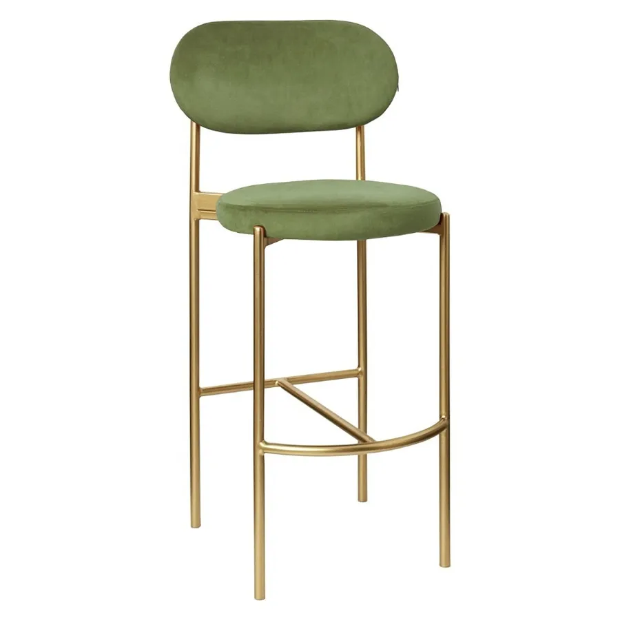 Стул барный Модерн Комфи Матча(любой цвет каркаса) - Фото миниатюра 1