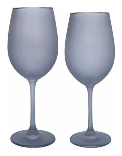 Сет матовых бокалов Лоллипоп Серый дымок