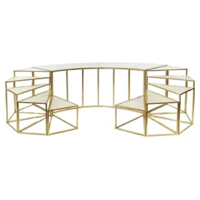 Стол-президиум Наутилус Серпент + Триплекс с матовым стеклом