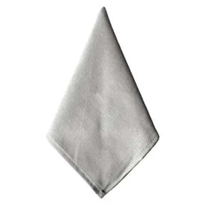 Салфетка из смесового льна, Серебристая цинерария