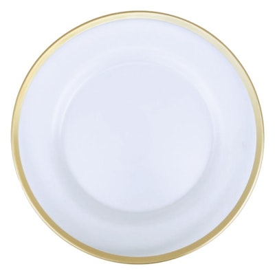 Сервировочная тарелка Лоллипоп Битый Лед матовая