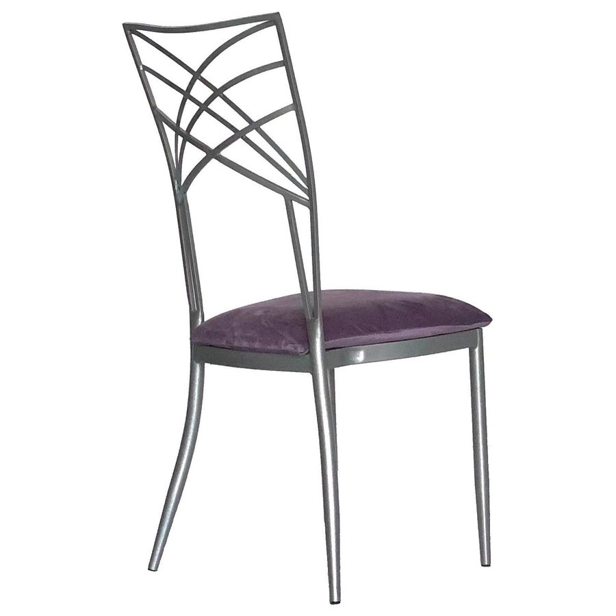 Стул Хамелеон серебро (велюр), сиреневый - Фото миниатюра 1