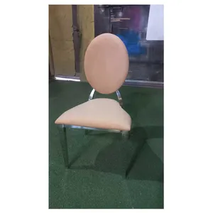 Стул Вашингтон Серебро, велюр, персиковый - Фото 2