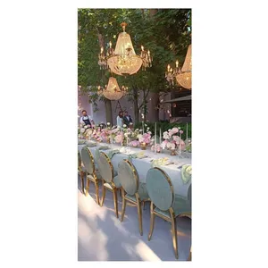 Стул Вашингтон Золото, велюр эвкалипт - Фото 4