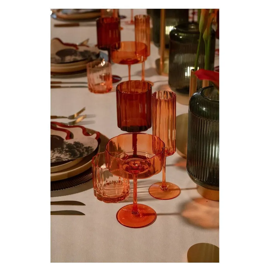 Сет бокалов Сквош Этюд в оранжевом - Фото миниатюра 6