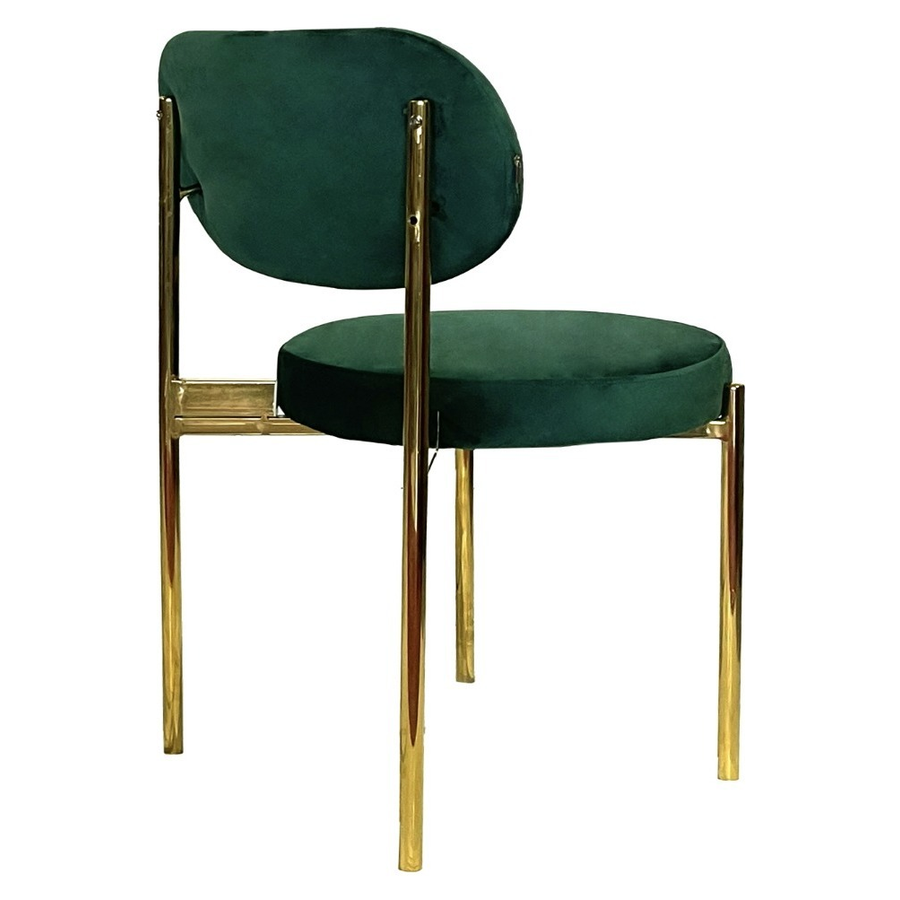 Стул Модерн Золото, Изумрудный - Фото миниатюра 4