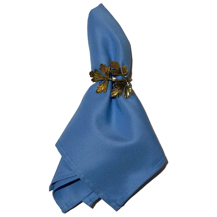 Салфетка голубая, габардин - Фото миниатюра 1