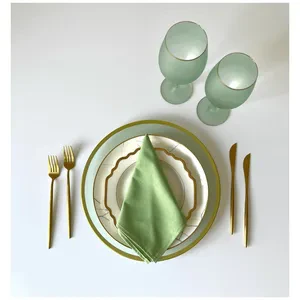 Тарелка порционная Анна С, 23 см диаметр - Фото 5