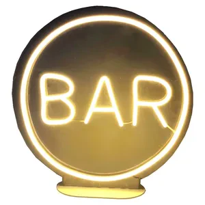 Неоновая надпись на подставке "Бар" - Фото 1