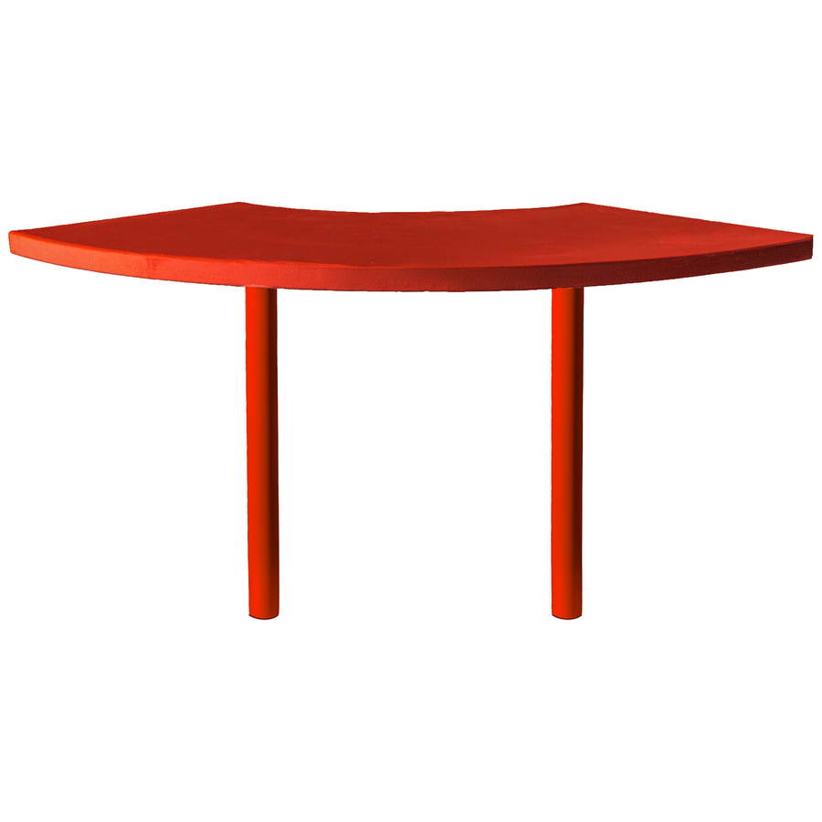 Стол коктейльный Твист Змейка С, Красный бархат + Малиново-красный (телескопическая нога) - Фото миниатюра 4