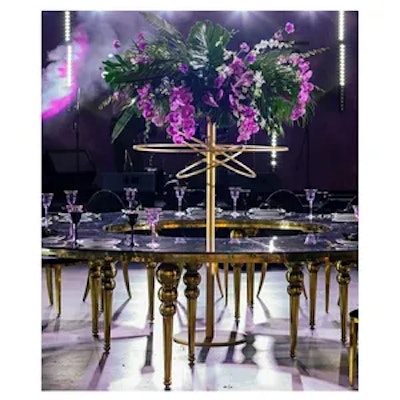 Стойка сферическая  Сатурн, золото - изображение 2